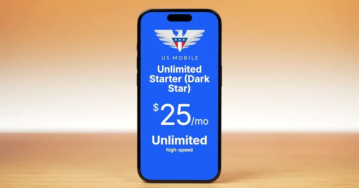 US Mobile Unlimited Starter Dark Star